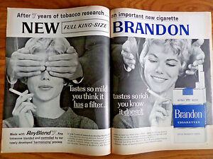 1962 Brandon Cigarettes Ad  ReyBlend 7