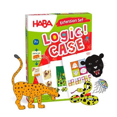 HABA Logic Case Extension Set: Dangerous Animals Ages 7+ Travel Games, Learning - Image 1 of 4