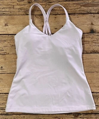 Camiseta sin mangas Lorna Jane para mujer talla M rosa bebé con tiras con sujetador acolchado incorporado Foto 1 de 4