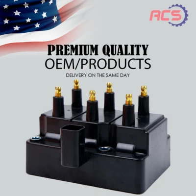 Ignition Coil OEM for Dodge Caravan Grand Caravan Plymouth Chevy V6 UF53 4443971 - Image 1 of 4