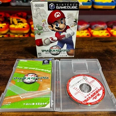 SUPER MARIO STADIUM Miracle Baseball Gamecube Nintendo Japanese Ver. US Seller - Image 1 of 2