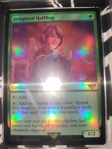 Delighted Halfling Foil, Rare #0158, MTG Tcg, Set LTR, HGA Pristine 10 - Bild 1 von 7
