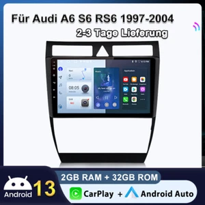 Autoradio Für Audi A6 S6 Avant RS6 Carplay Android 13 SWC BT GPS NAVI DAB+ 2+32G - Bild 1 von 12