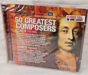CLASSIC FM: 50 GREATEST COMPOSERS, 2 DISC NEW & SEALED - Picture 1 of 5