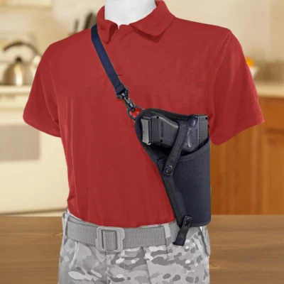 Tactical Adjustable Shoulder Gun Holster for 1911A1 .45 Pistol&Beretta 92F 9mm - Image 1 of 4
