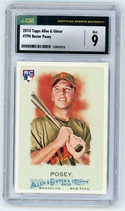 2010 Topps Allen & Ginter Buster Posey Rookie RC #294 CSG 9 giganti come nuovi - Foto 1 di 1