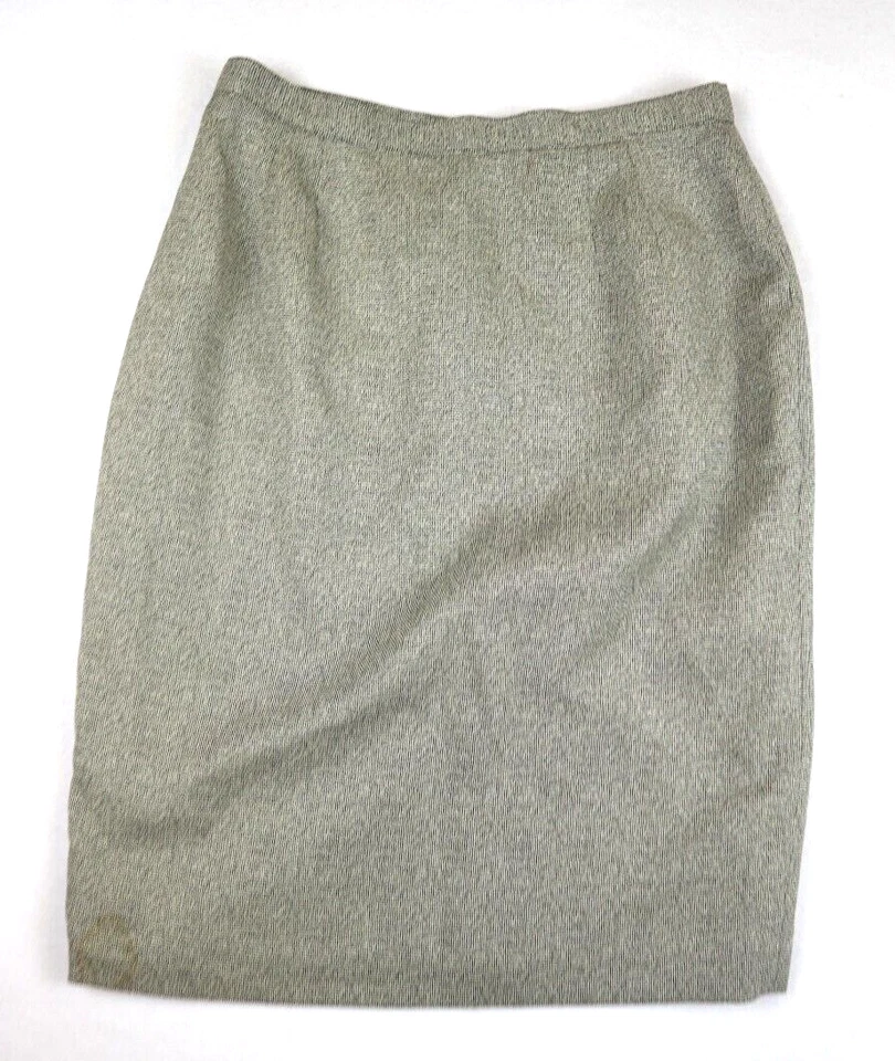 FALDA LÁPIZ TEJIDA BEIGE Y NEGRA MUJER - LARRY LEVINE - TALLA 12 Foto 1 de 4