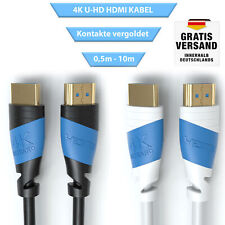 0,5m - 10m HDMI 2.0 Kabel High Speed mit Ethernet 4K HDR 2160p 3D Full U-HD ARC