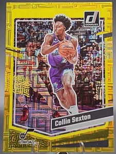 Collin Sexton/10 2023-24 Panini Donruss Choice Gold Mojo Utah Jazz SSP - Imagen 1 de 3