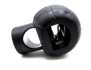 Draw String Slide Lock Spring Loaded fits 5/16" Thick String - DURABLE Plastic! - Picture 1 of 12