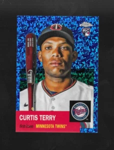 CURTIS TERRY RC 2022 Topps Chrome Platinum #354 BLUE MINI DIAMONDS REFRACTOR 199 - Picture 1 of 2