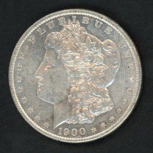 United States 1900-O Morgan Silver Dollar - Picture 1 of 2