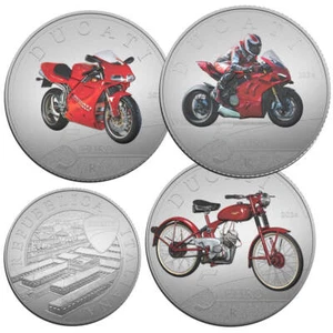 2024 Italy 5€ Ducati 3-coin Silver Set - Picture 1 of 6