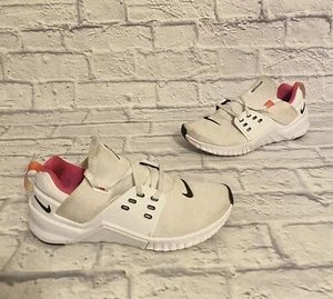 Nike Free Metcon 2 CD8526-100 White Pink Lace Up Sneaker Shoes Women’s Size 7 - Picture 1 of 12