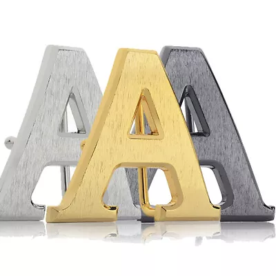 ERDI ÜNVER Gürtelschnalle Schnalle Schwarz Gold Silber A 40 mm für Wendegürtel Schließe H