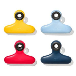 4pc Oxo 8.9cm Good Grips Heavy Duty Clip Kitchen Snack/Flour Bag Food Sealer - Picture 1 of 11