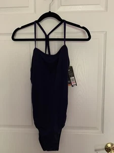NWT Speedo Swimsuit 1pc Athletic Sz 10 Starry Blue - Picture 1 of 5