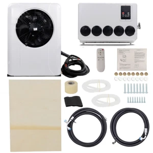 12V Split Air Conditioner 12000BTU AC Fit Cab Semi Truck Bus Caravan Save Space - Picture 1 of 12