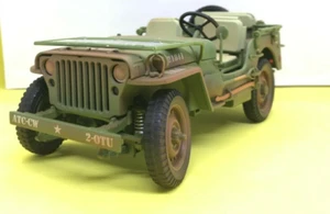AMERICAN DIORAMA 77406A 1944 WILLYS JEEP M. POLICE (DIRTY VERSION) 1:18 SCALE - Picture 1 of 12