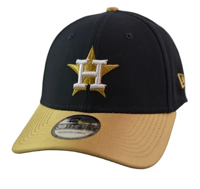 Houston Astros New Era 39THIRTY Gold Collection Flex Fit MLB Hat - Image 1 of 4