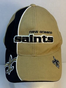 New Orleans Saints Embroidered Adjustable Cap Hat NFL - Picture 1 of 10
