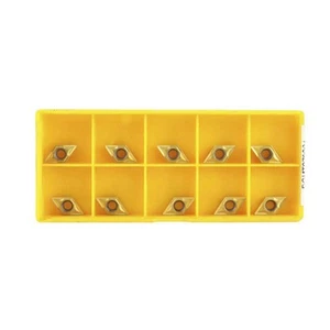 User Friendly Carbide Inserts for Steel Machining Pack of 10 DCMT070204 Inserts - Picture 1 of 12