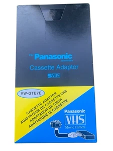 Panasonic VW-GTE7E VHS -S Movie Camera Cassette Adapter for S-VHS - Picture 1 of 2