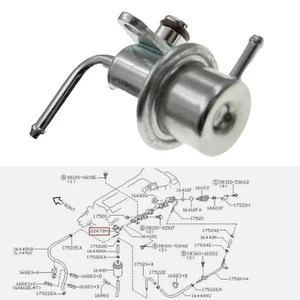 For Nissan 200SX For Sentra 1 6L Fuel Pressure Regulator Easy Installation Part - Picture 1 of 8