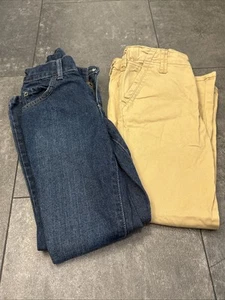 Boys Size 7 The Children's Place Jeans & Oshkosh khaki Pants - Picture 1 of 5