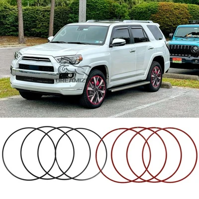 For Toyota 4Runner 4PCS Alloy Wheel Rim Protector Wheel Hub Rim Guard Trim Cover - Imagem 1 de 4