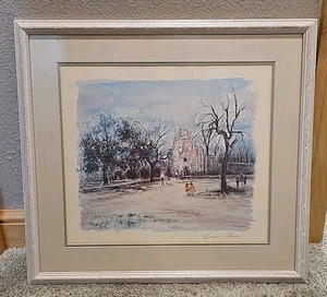 Suresh Pitamber Original  Watercolor Signed 1982 - Picture 1 of 5