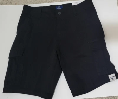 George  - Men's Black  Cargo Shorts - Size 32    10 inch Inseam - Image 1 of 4