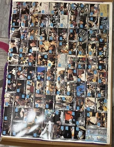 Uncut Sheet Making of Star Trek Next Generation Collector's Cards 1994 SkyBox - Bild 1 von 11