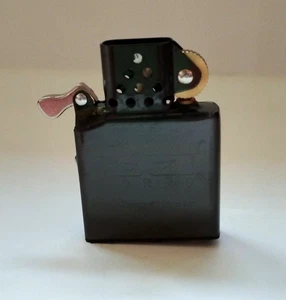 Zorro Z2 Black Petrol Lighter Insert Upgrade & Bottom Rubber Gasket, Fits: Zippo - Picture 1 of 9