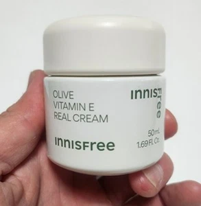 K-Beauty Innisfree Olive Vitamin E Real Cream 50ml Deep Moisture & Skin Nourish - Foto 1 di 5