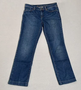 Pantalones de mezclilla LC Lauren Conrad para mujer talla 8 azul corto tiro medio EC - Imagen 1 de 13