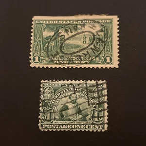 US 328, 617 Used Stamps CV$7- Lot A-80881 - Picture 1 of 2