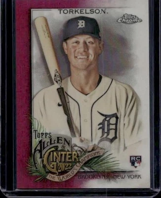 2022 Topps Allen & Ginter Chrome #208 Spencer Torkelson Magenta Refractor #/199 - Image 1 of 2