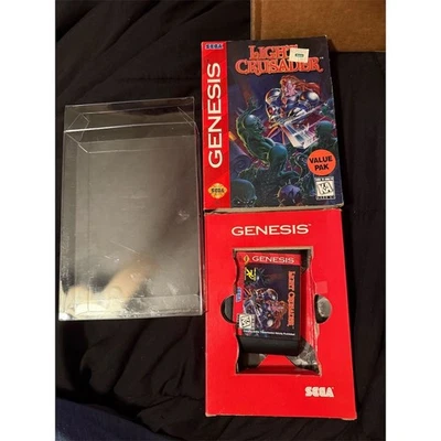 Light Crusader Sega Genesis Game Complete in Box with Manual 1995 - Image 1 of 2