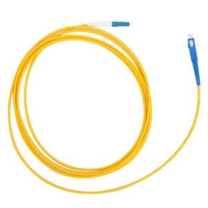 2 sztuki 3 metry LC / UPC Na SC / UPC Kabel krosowy światłowodowy Żółty❀ - Zdjęcie 1 z 7