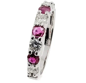 14k Ruby and Diamond Ring - Picture 1 of 5