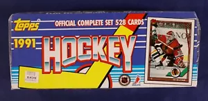 1991-92 Topps Hockey Unopened Complete Box Set (528) Factory Sealed Rich's - Picture 1 of 4