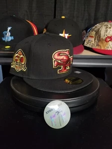 Exclusive New Era 59FIFTY San Francisco 49ers Fitted Hat 7 3/8 - Picture 1 of 6