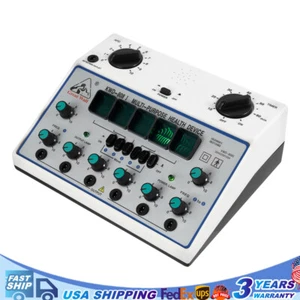 Dispositivo de cuidado masajeador muscular nervioso eléctrico estimulador de acupuntura de 6 canales EE. UU. - Imagen 1 de 12