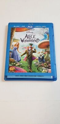 Disney Alice In Wonderland Blu Ray & DVD Johnny Depp Tim Burton - Image 1 of 4