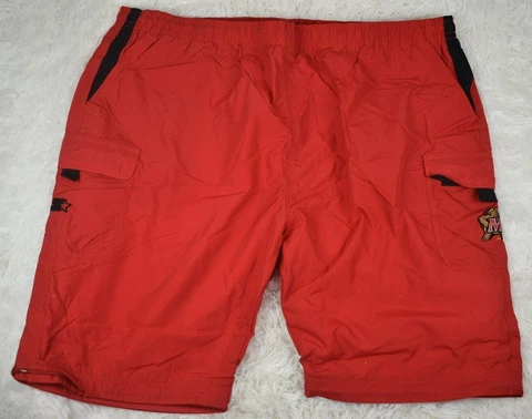 Vintage Starter Maryland Terrapins Men’s Nylon Shorts Size 3XL Cover