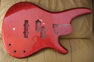 ¡CUERPO BAJO ANTIGUO IBANEZ ROJO OSCURO METAL SOUNDGEAR SOUNDGEAR SOLO! LOTE #V952 - Imagen 1 de 9