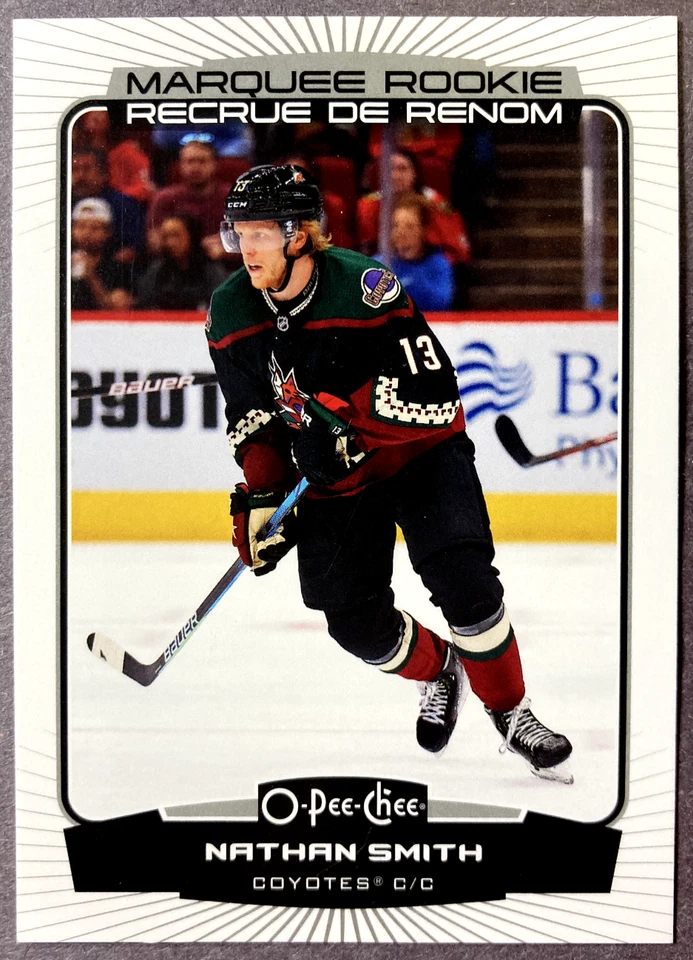 2022-23 O-Pee-Chee Marquee Rookie #593 Nathan Smith Arizona Coyotes RC - Image 1 of 1