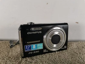Olympus FE-330 schwarz 8,0Mps getestet funktioniert guter Zustand  - Bild 1 von 7