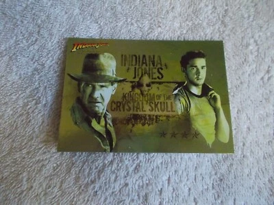 Topps: Indiana Jones "THE KINGDOM OF THE CRYSTAL SKULL" #8/10 Foil Trading Card - Image 1 of 2